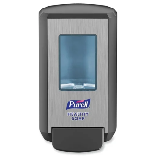PURELL CS4 4.88 in. x 8.8 in. x 11.38 in. Push-Style Soap Dispenser - Graphite (1/Carton)