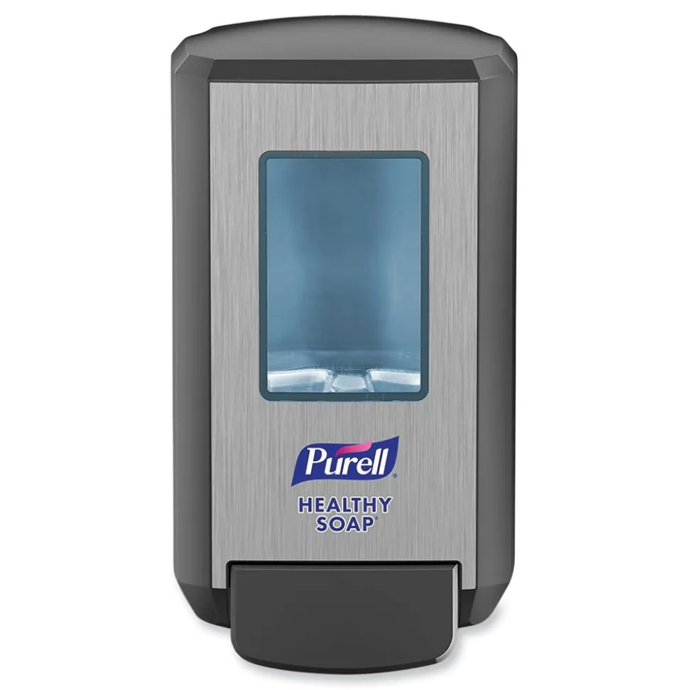 PURELL CS4 4.88 in. x 8.8 in. x 11.38 in. Push-Style Soap Dispenser - Graphite (1/Carton)