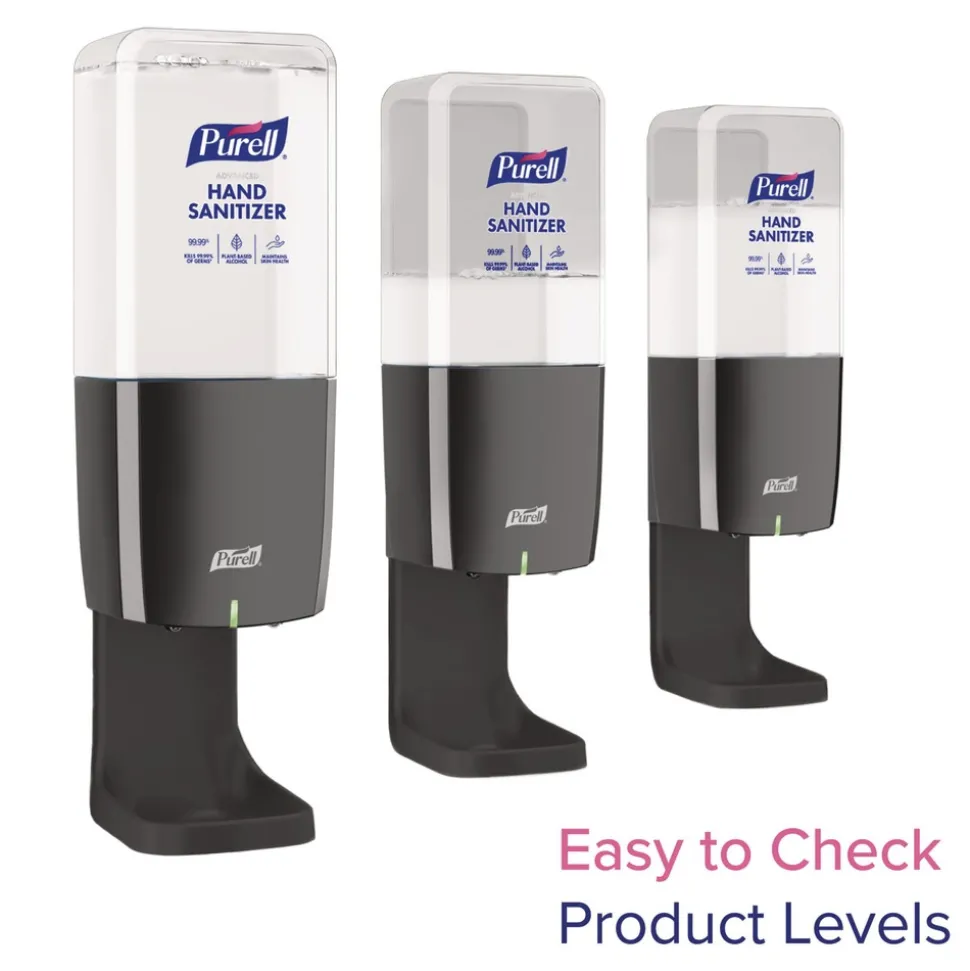 PURELL ES10 4.33 in. x 3.96 in. x 10.31 in. Automatic Hand Sanitizer Dispenser - Graphite