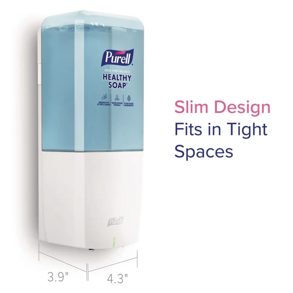 PURELL ES10 4.33 in. x 3.96 in. x 10.31 in. 1,200 mL Automatic Hand Soap Dispenser - White
