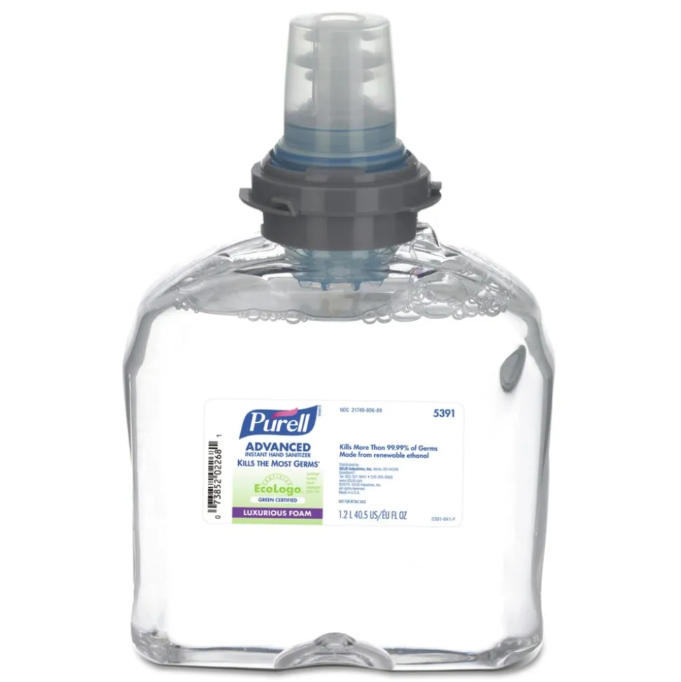 PURELL TFX 1200ml Green Certified Instant Hand Sanitizer Foam Refill - Clear