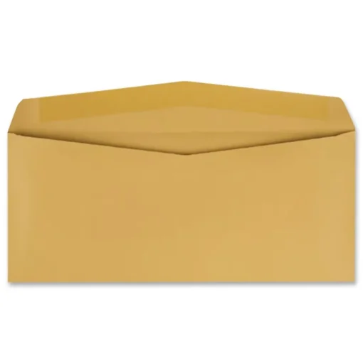 Quality Park 5 in. x 11.5 in. #14 Commercial Flap Gummed Closure Kraft Envelope - Brown Kraft (500/Box)