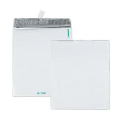Quality Park 11 x 13 Redi-Strip Square Flap Poly Expansion Mailer - White (100/Carton)