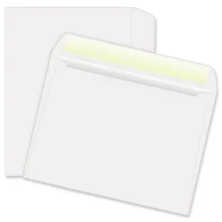 Quality Park Open-Side Booklet Envelope, #6 1/2, Hub Flap, Gummed Closure, 6 X 9, White, 500/box
