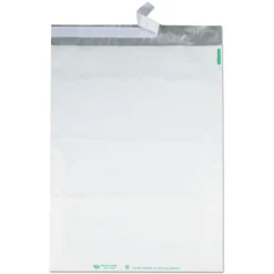 Quality Park Redi-Strip 14 in. x 19 in. No. 6 Square Flap Adhesive Closure Poly Mailer - White (100/Box)