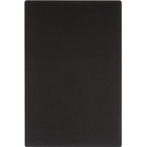 Quartet 48 in. x 36 in. Oval Office Fabric Board - Black Surface