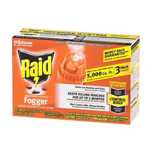 Raid 305690 1.5 oz. Aerosol Spray Concentrated Deep Reach Fogger (12/Carton)