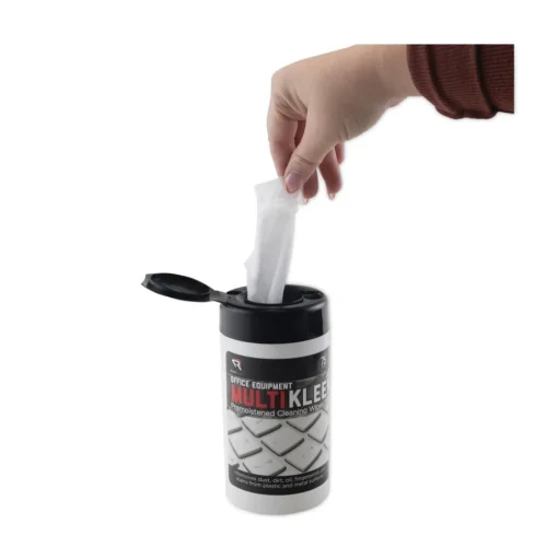 Read Right MultiKleen 5.44 in. x 6.38 in. Office Equipment Cloth Wet Wipes