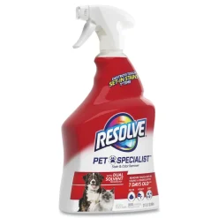 RESOLVE Pet Specialist 32 oz. Trigger Spray Bottle Stain and Odor Remover - Citrus (12/Carton)