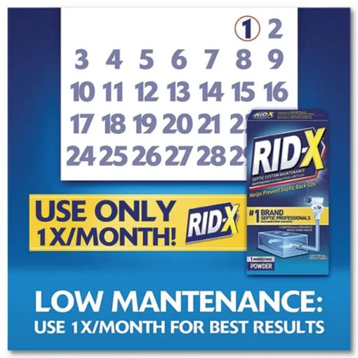 RID-X 9.8 oz. Septic System Treatment Concentrated Powder (12/Carton)