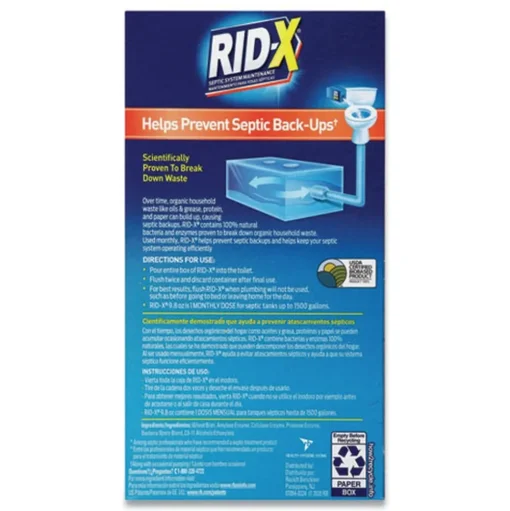 RID-X 9.8 oz. Septic System Treatment Concentrated Powder (12/Carton)