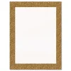 Royal Brites 22 in. x 28 in. Heavyweight Glitter Poster Board - White with Gold Border (25/Pack)
