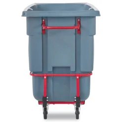 Rubbermaid Commercial 1 cu yd BRUTE DURATILT Frame Tilt Truck Standard Duty 1200 lb Capacity Gray