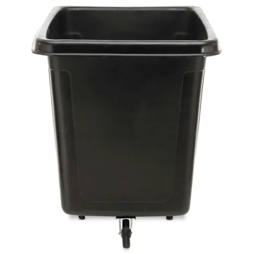 Rubbermaid Commercial 149 gal 600 lb Capacity Plastic Cube Truck - Black