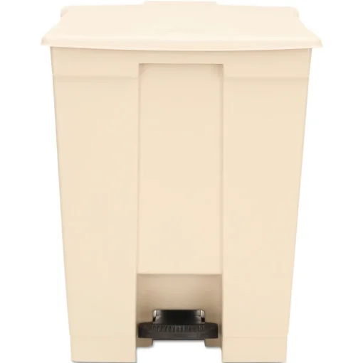 Rubbermaid Commercial 23 Gallon Polyethylene Step-On Receptacle - Beige
