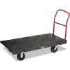 Rubbermaid Commercial 30 in. x 60 in. x 7 in. 2000 lbs. Capacity Platform Truck - Black