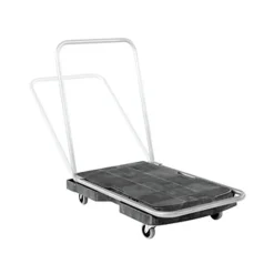 Rubbermaid Commercial 20.5 in. x 32.5 in. 250 lbs. Capacity Utility-Duty Home/Office Cart Platform - Black