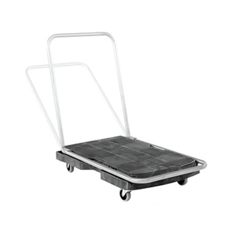 Rubbermaid Commercial 20.5 in. x 32.5 in. 250 lbs. Capacity Utility-Duty Home/Office Cart Platform - Black