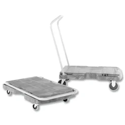 Rubbermaid Commercial 20.5 in. x 32.5 in. 250 lbs. Capacity Utility-Duty Home/Office Cart Platform - Black