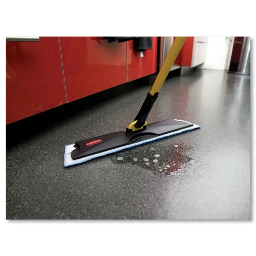 Rubbermaid Commercial 18 in. Economy Microfiber Wet Mopping Pad - Blue