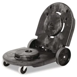 Rubbermaid Commercial 20.25 in. x 45 in. x 8 in. 300 lbs. Capacity 2-Container Tandem Dolly - Black