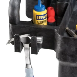 Rubbermaid Commercial 25.9 in. x 45.2 in. x 32.2 in. 500 lbs. Capacity 2 Lipped Shelves Heavy-Duty Plastic Utility Cart - Black