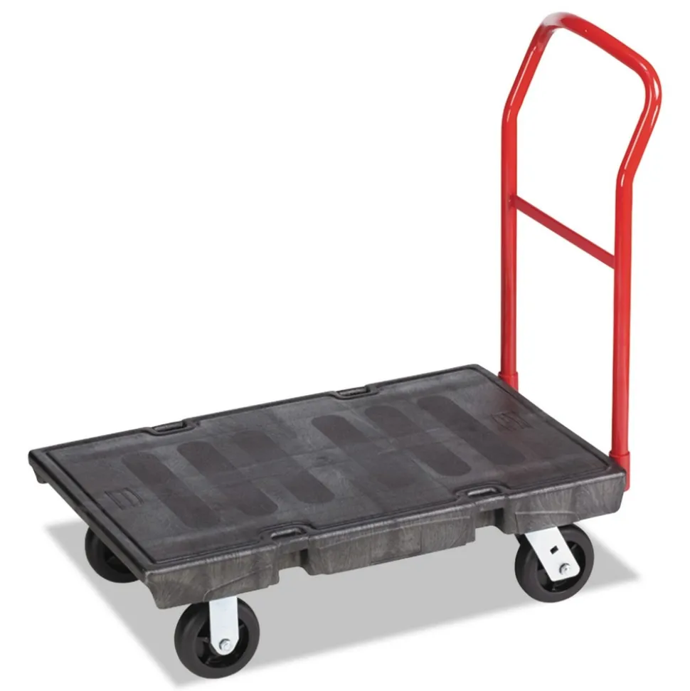 Rubbermaid Commercial 24 in. x 36 in. 1000 lbs. Capacity Heavy-Duty Platform Truck Cart - Black
