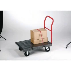 Rubbermaid Commercial 24 in. x 36 in. 1000 lbs. Capacity Heavy-Duty Platform Truck Cart - Black