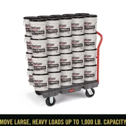 Rubbermaid Commercial 24 in. x 36 in. 1000 lbs. Capacity Heavy-Duty Platform Truck Cart - Black
