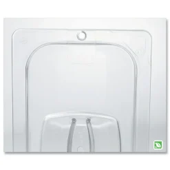 Rubbermaid Commercial 12 in. x 18 in. Food/Tote Box Lids - Clear
