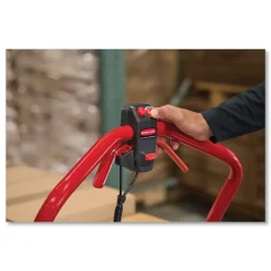 Rubbermaid Commercial 0.5 mph to 3 mph DC Motor 60 V Lithium-Ion Battery Motorized Kit for 30 in. x 60 in. Platform Trucks - Large Black/Red