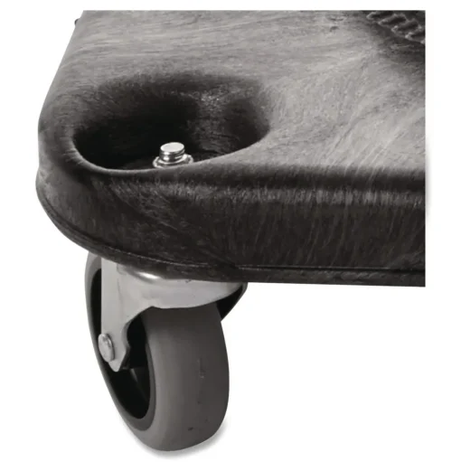 Rubbermaid Commercial BRUTE Square 300 lbs. Capacity Trash Can Dolly - Black