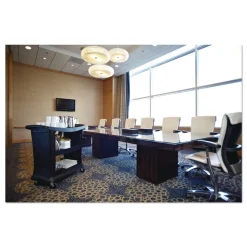 Rubbermaid Commercial Executive 3-Shelf Service Cart - Black