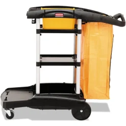 Rubbermaid Commercial High Capacity Cleaning Cart - Black