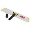 Rubbermaid Commercial HYGEN HYGEN 17 in. Quick Connect Single-Sided Aluminum Wet/Dry Mop Frame - Yellow