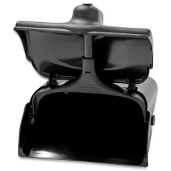 Rubbermaid Commercial Lobby Pro Plastic/Metal 12-1/2 in. Upright Dustpan with Cover - Black