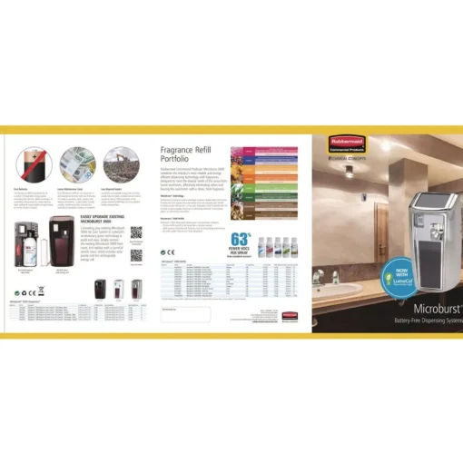 Rubbermaid Commercial Microburst 3000 2 oz. Aerosol Spray Refill - Mandarin Orange (12/Carton)