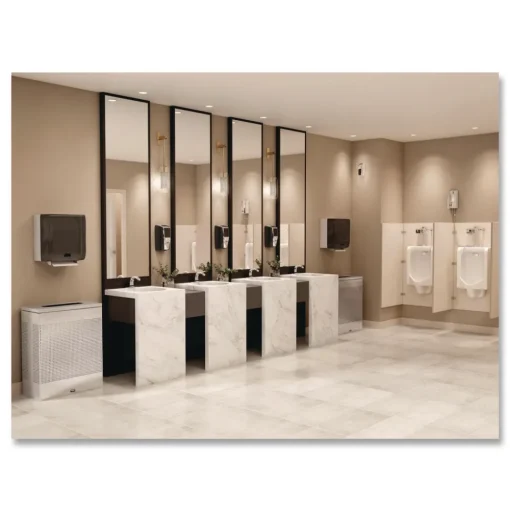 Rubbermaid Commercial One Shot 1.9 in. x 5.5 in. x 4 in. Touch Free Foam Soap Dispenser - Polished Chrome