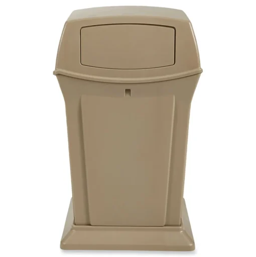 Rubbermaid Commercial Ranger 45-Gallon Fire-Safe Structural Foam Container - Beige
