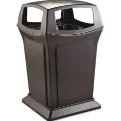 Rubbermaid Commercial Ranger 45-Gallon Fire-Safe Structural Foam Open-Style Container - Black