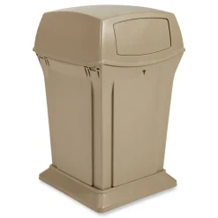 Rubbermaid Commercial Ranger 35-Gallon Fire-Safe Structural Foam Container - Beige