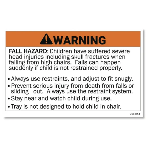 Rubbermaid Commercial Sturdy Chair Youth Seat with Casters Black