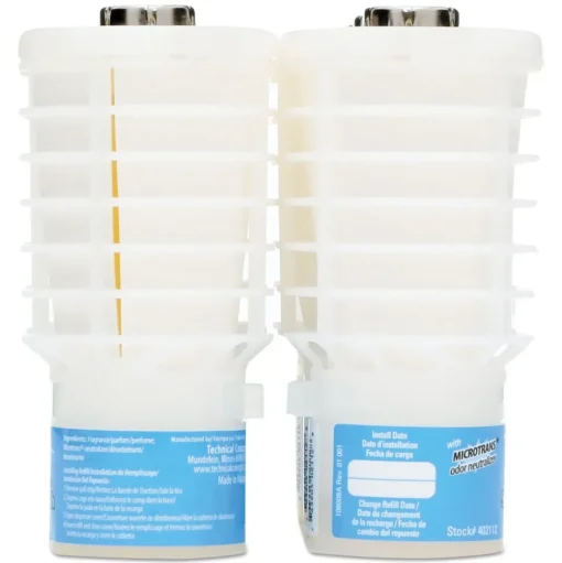 Rubbermaid Commercial TCell 48 mL Microtrans Odor Neutralizer Refill - Blue Splash (6/Carton)