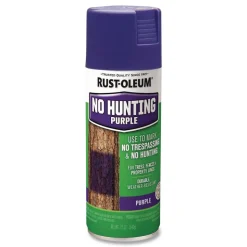 Rust-Oleum 12 oz. Aerosol Can Specialty No Hunting Spray Paint - Purple