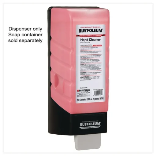 Rust-Oleum 6.63 x 6.63 x 7.63 Professional Hand Cleaner with Pumice Dispenser - Black