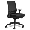 Safco Supports Up to 275 lbs. 18 in. to 22 in. Seat Height Medina Deluxe Task Chair - Black
