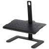 Safco 20.5w x 14.5d x 3.5 to 21.5h Height-Adjustable Footrest - Black