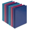 Samsill 8.5 in. x 5.5 in. 1 in. Capacity 3 Rings Economy Round Ring View Binder - Assorted (6/Carton)