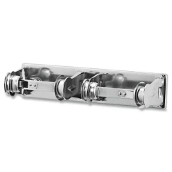 San Jamar 12.38 in. x 4.5 in. x 2.75 in. Locking Toilet Tissue Dispenser - Chrome