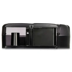 San Jamar Oceans Reserva 16.75 in. x 5.5 in. x 12.25 in. Jumbo Tissue Dispenser with Stub - Black Pearl